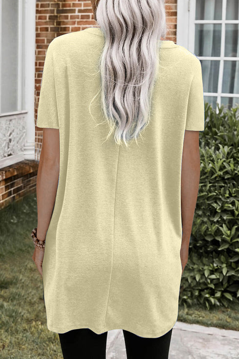 Casual Oversize T-Shirt With Pockets